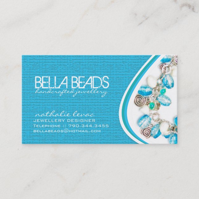 Jewellery Designer Business Cards (Front)