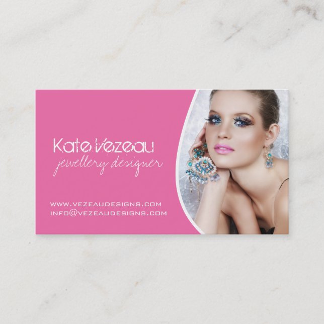 Jewellery Designer Business Cards (Front)