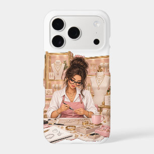 Jewellery Designer Gift Pink Gold iPhone 17 Pro Sl
