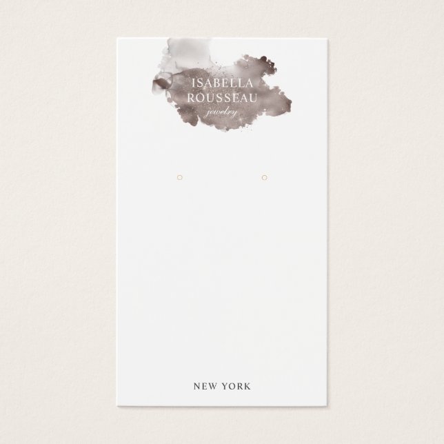 Jewellery Designer Glitter Wash Earring Display Ca (Front)