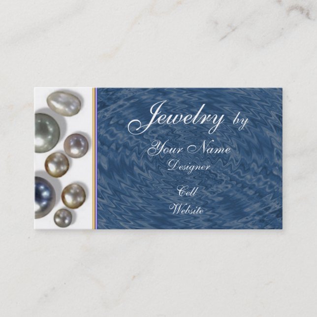 Jewellery Designer(Or?) Business Card (Front)