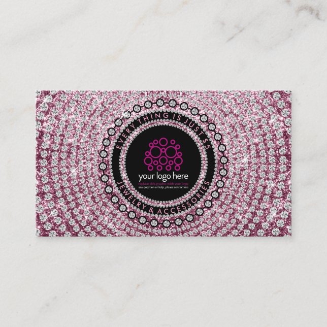 Jewellery Diamond Business Card (Front)