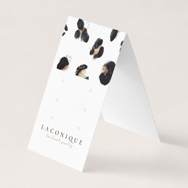 Jewellery Display | Abstract | Leopard Business Card (Front)