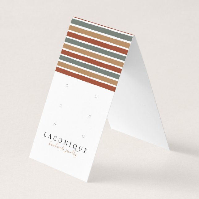 Jewellery Display | Abstract | Modern Business Card (Front)