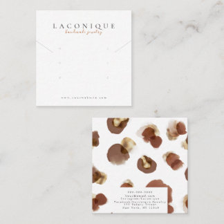 Jewellery Display | Jewellery Earring | Leopard Square Business Card