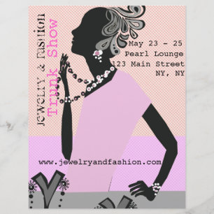 Jewellery Fashion Trunk Show Beauty Model Flyer
