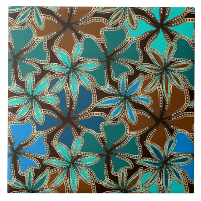 Jewellery Flowers Tile (Front)