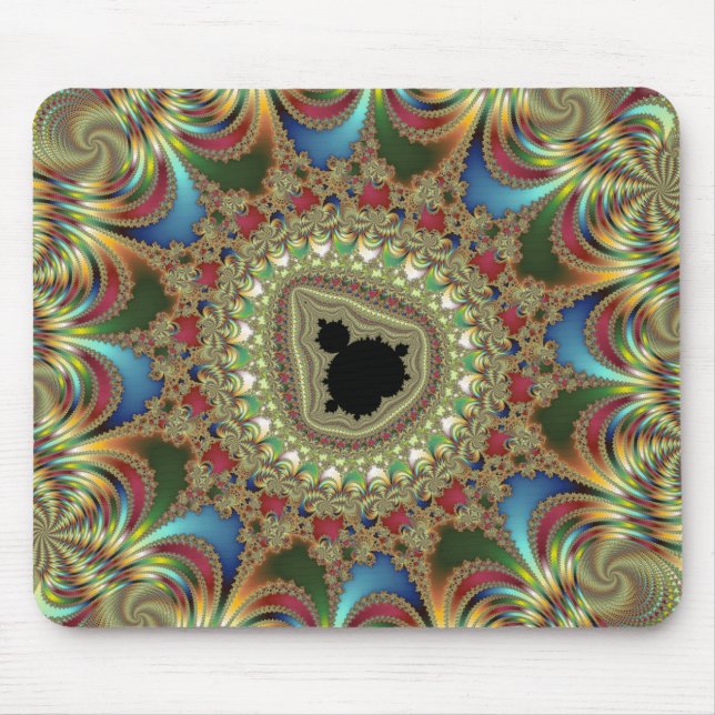 Jewellery Fractal Mouse Mat (Front)