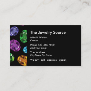 Jewellery Gemstone Businesscards Business Card