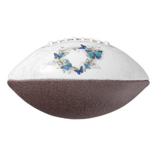 Jewellery Heart with Butterflies Morpho American Football