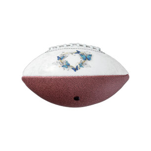 Jewellery Heart with Butterflies Morpho American Football
