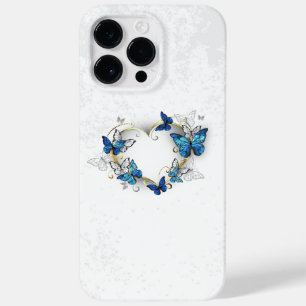 Jewellery Heart with Butterflies Morpho Case-Mate iPhone 14 Pro Max Case