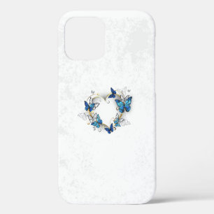 Jewellery Heart with Butterflies Morpho iPhone 12 Pro Case
