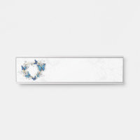 Jewellery Heart with Butterflies Morpho
