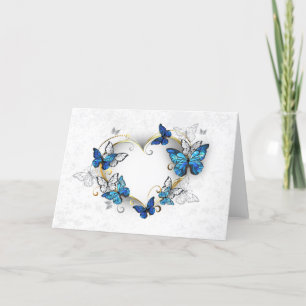 Jewellery Heart with Butterflies Morpho Programme