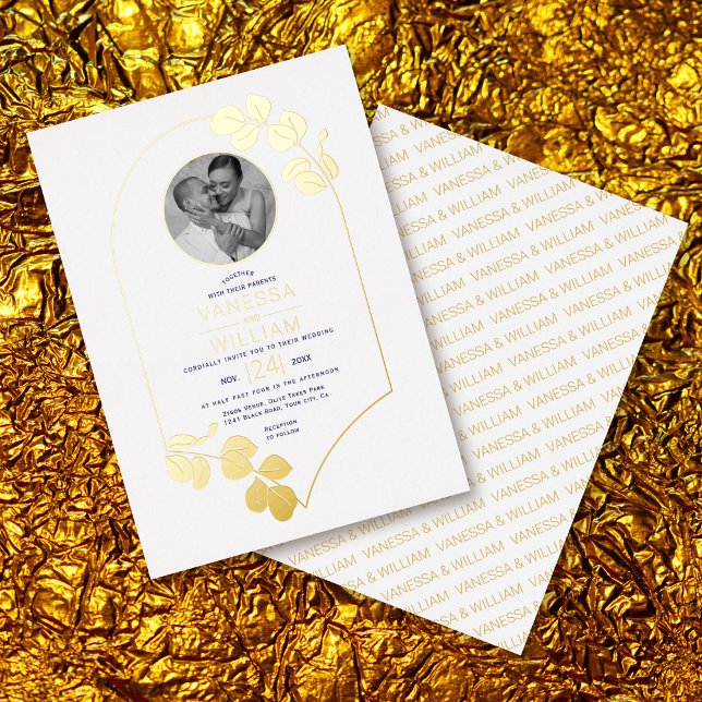 Jewellery inspired frame, leaves white photo weddi (Creator Uploaded)