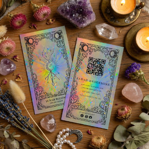 Jewellery Maker    Holographic Celestial  Business Card