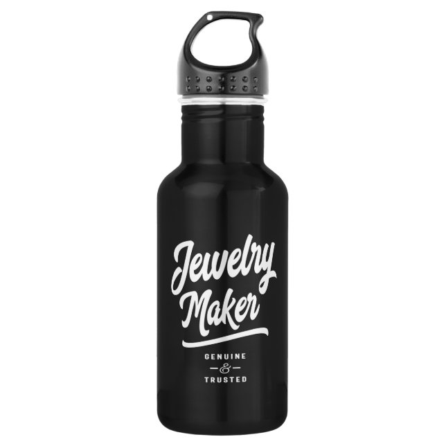 Jewellery Maker Job Title Gift 532 Ml Water Bottle (Front)