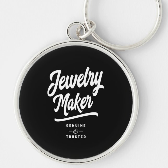 Jewellery Maker Job Title Gift Key Ring (Front)