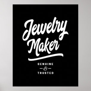 Jewellery Maker Job Title Gift Poster