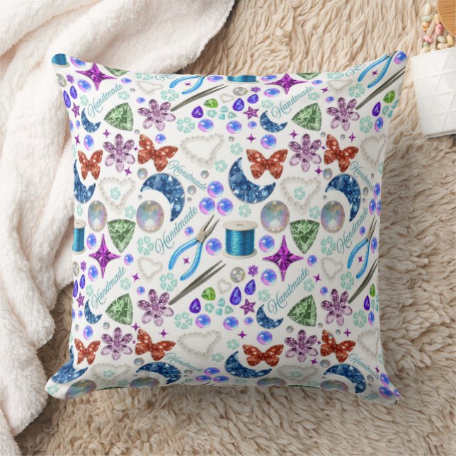 Jewellery Making & Beading Gift crafter Cushion (Blanket)