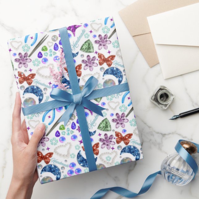 Jewellery Making & Beading Gift crafter Wrapping Paper (Gifting)