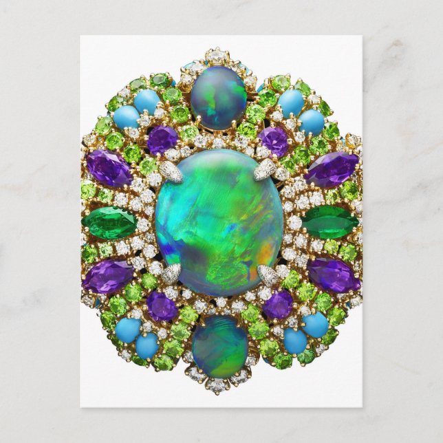 Jewellery Mandala Postcard (Front)