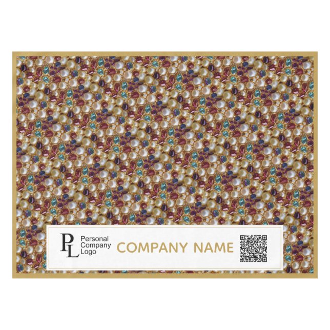 Jewellery Market Stall Promotional Craft Fair Blin Tablecloth (Front (Horizontal))