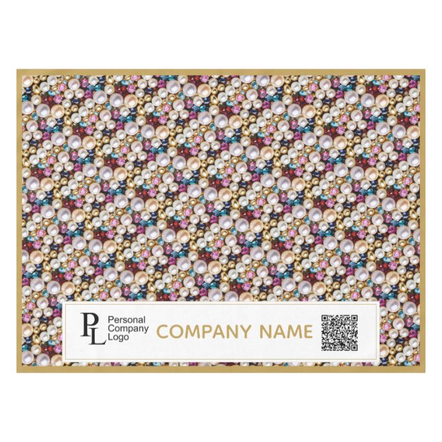 Jewellery Market Stall Promotional Craft Fair Pear Tablecloth (Front (Horizontal))