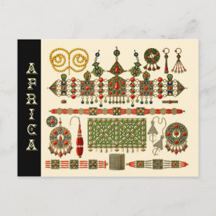 Jewellery of The Kabyle People in Algeria Postcard