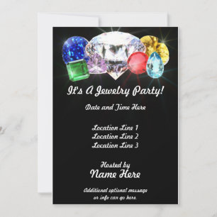 Jewellery Party Custom Invites