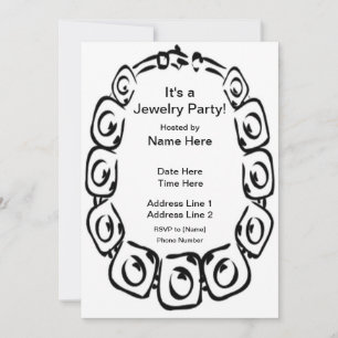 Jewellery Party Custom Invites