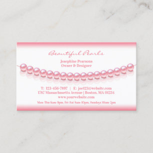 Jewellery Pearl Business Card