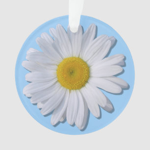 Jewellery - Pendant - New Daisy on Blue Ornament