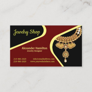 Jewellery Shop Business Card