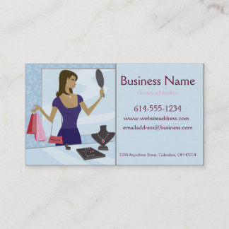 Jewellery Shopper Business Cards
