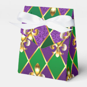 Jewelry Background Mardi Gras Favour Box