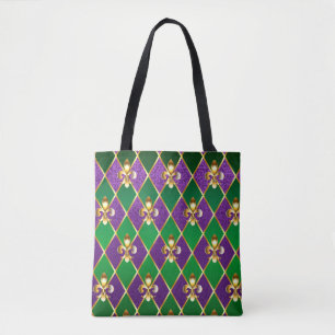 Jewelry Background Mardi Gras Tote Bag