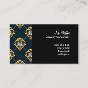 Jewelry Consultant business card- Diamonds Card