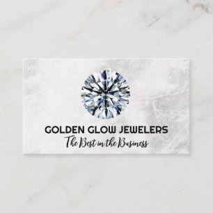 Jewelry Store   Diamond Cut Business Card