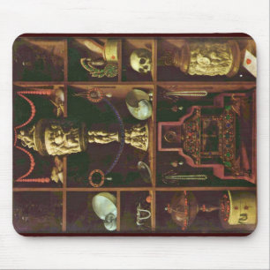 Jewels Cabinet By Johann Georg Hainz (Best Quality Mouse Mat