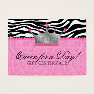 Jewels Crown Zebra leopard Lace Pink Appointment