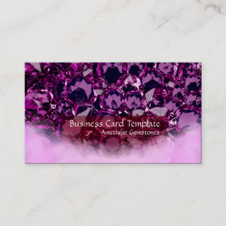 Jewels of Amethyst Gemstones Business Card