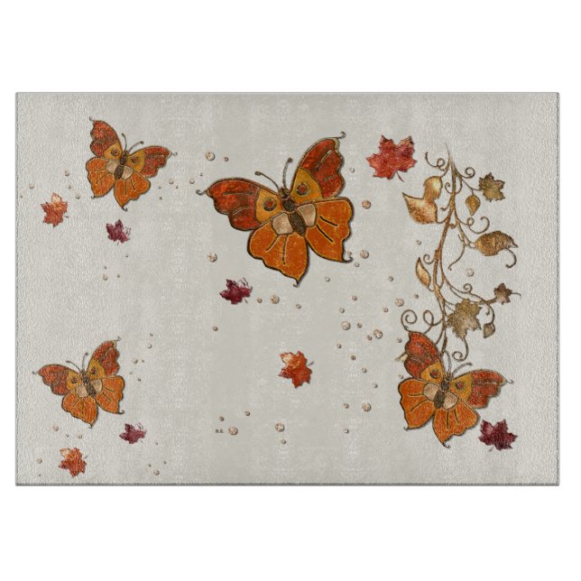 Jewels of Autumn Cutting Board (Front)