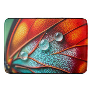 Jewels on a Fiery Wing Bath Mat