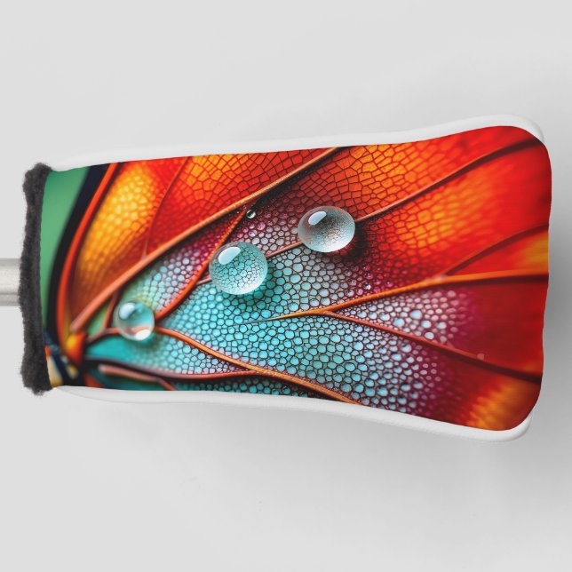 Jewels on a Fiery Wing Golf Head Cover (Front)