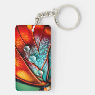 Jewels on a Fiery Wing Key Ring