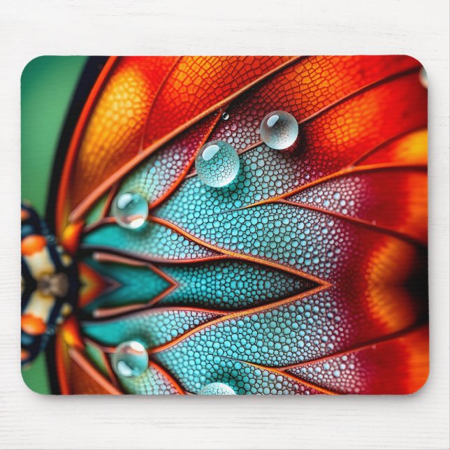 Jewels on a Fiery Wing Mouse Mat (Front)