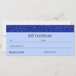 Jewels - Sapphire Gift Certificate