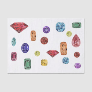 Jewels  tissue paper